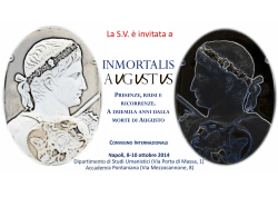 inmortalis ag st s - Docenti.unina.it - Università degli Studi di Napoli