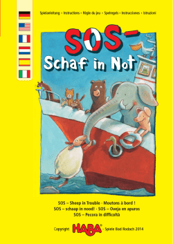 SOS – Sheep in Trouble · Moutons à bord ! SOS – schaap in