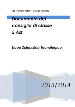 Documento di classe 5AST - IIS Falcone