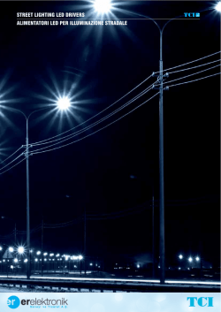 STREET LIGHTING LED DRIVERS ALIMENTATORI