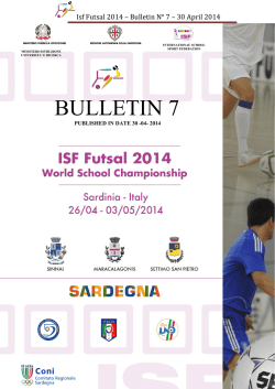 7 - ISF World School Championship Futsal 2014