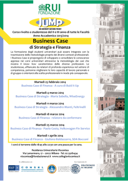 (Business Case Viscontea II 2014 [modalità compatibilità])