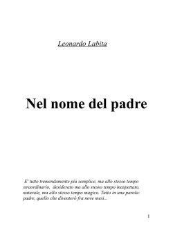 Leonardo Labita III° " Nel nome del padre"