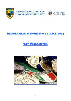 Regolamento Sportivo 2014