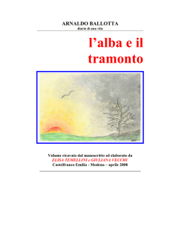 Alba e il tramonto - Anpi Castelfranco Emilia