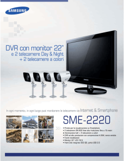 Samsung DVR monitor SME-220