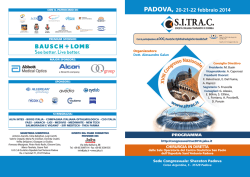 20140130_Sitrac_VIII congresso nazionale_programma