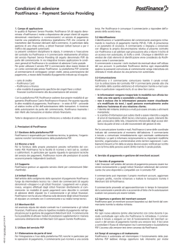 Condizioni di adesione PostFinance Payment Service Providing (PDF)