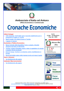 Cronache Economiche N. 15 (17 Giugno
