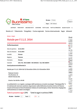 Buonissimo.org - 10 dicembre 2014