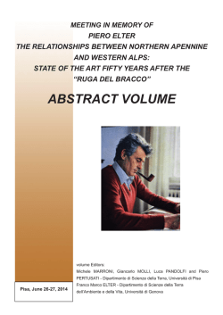 abstract volume - Department of Earth Sciences