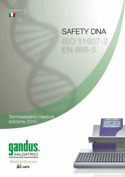SAFETY DNA - GANDUS Saldatrici