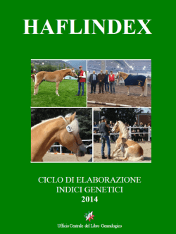 Haflindex 2015 (PDF - FREE DOWNLOAD)