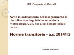 Norme transitorie - as 2014/15