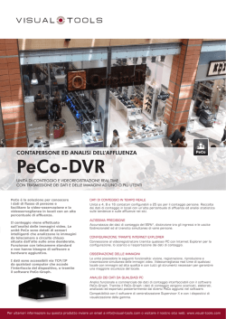 PeCo-DVR - Visual Tools
