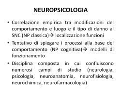 neuropsicologia dello sviluppo