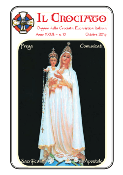 Crociato Ottobre.indd - Fraternità Sacerdotale San Pio X
