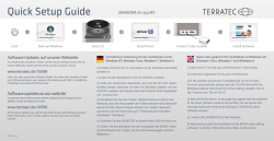 Grabster AV 350 MX - Quick Setup Guide