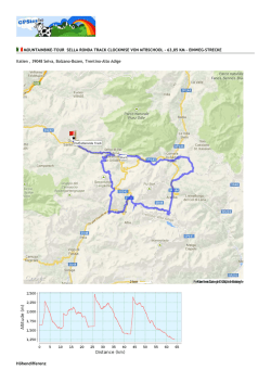 Strecke drucken | Sella Ronda Track clockwise | GPSies