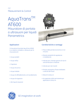AquaTrans AT600 Panametrics Ultrasonic Flow Meter for Liquids