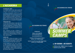 SUMMER CAMPS - Sport Village Catona