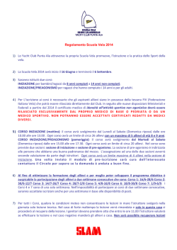 Regolamento Scuola Vela 2014 revisione FC
