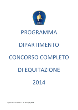 2014 Programma Dipartimento