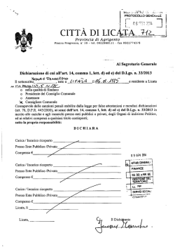 Curriculum Moscato - Gazzetta Amministrativa