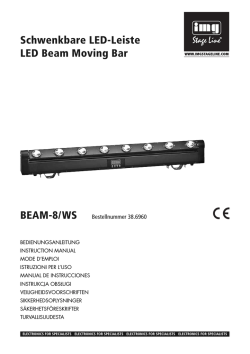 BEAM-8/ WS - Monacor International