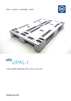 Pallet industriale UPAL-I - Utz Svizzera