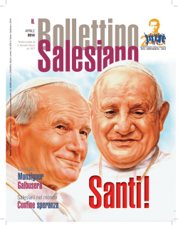 Aprile 2014 - Bollettino Salesiano