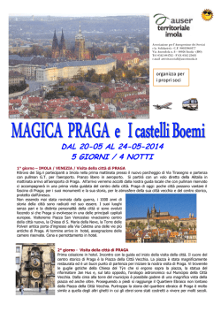 Praga 20-24 maggio