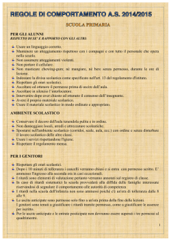 Regolamento POF 2014-2015 - Istituto Comprensivo ARDEA III