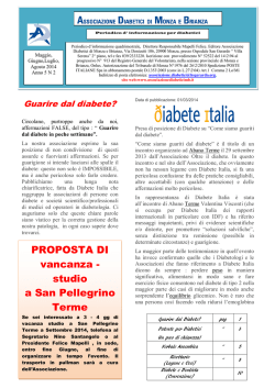 Anno 5 N° 2 - Associazione Diabetici Monza e Brianza