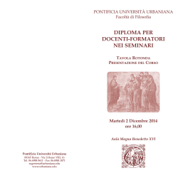 leggi - Pontificia Università Urbaniana