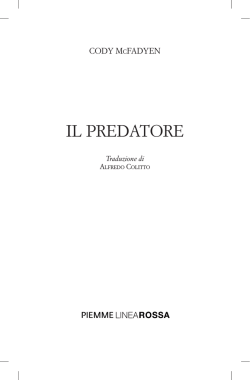 Il predatore - Edizioni Piemme