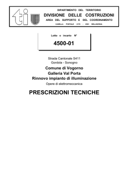 4500-01 - Prescrizioni Tecniche