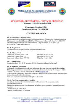Motonautica Associazione Cremona