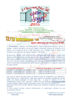 invito open day 2014 - IC Boccadifalco Tomasi di Lampedusa