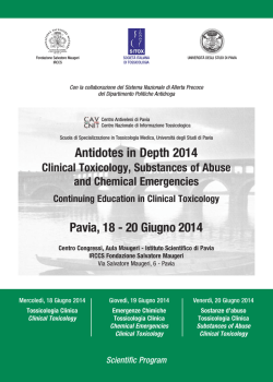 Antidotes in Depth 2014 Clinical Toxicology, Substances of Abuse