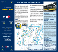 nuova mappa del trasporto pubblico di Maranello