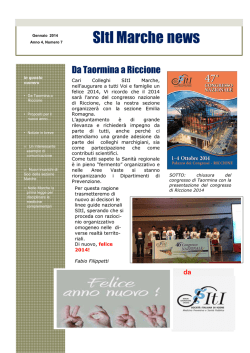Bollettino S.It.I. Marche 7/2014 - SItI