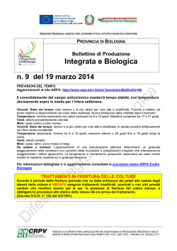 n.9 del 19 marzo 2014 - Provincia di Bologna