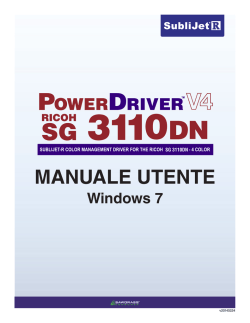 PowerDriver V4 Manuale Utente