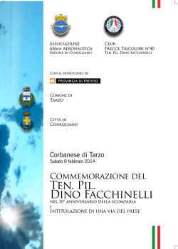 Ten. Pil. Dino Facchinelli - Club 40 Frecce Tricolori