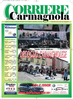 Corriere maggio 2014.qxd - Corriere di Carmagnola
