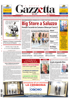 Pagina Gazzetta di Saluzzo