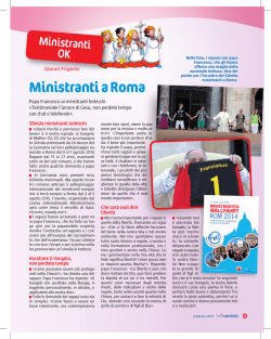 Ministranti a Roma - Dossier Catechista