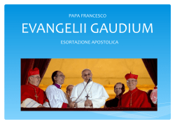 Evangelii Gaudium - Diocesi di Sulmona