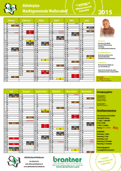 Abfuhrplan 2015 [PDF] - Marktgemeinde Wullersdorf